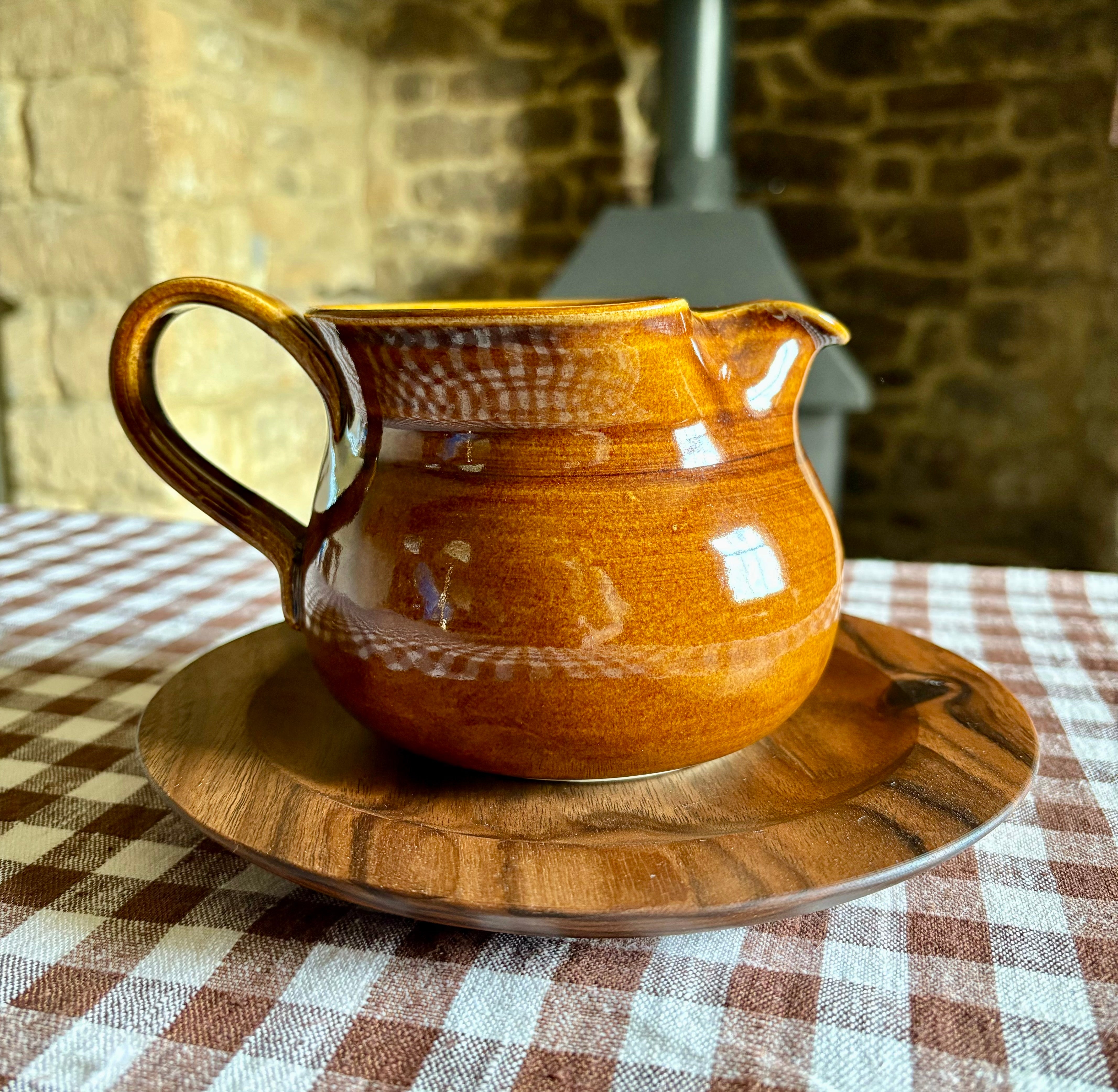 Jug and Wooden Plate #1