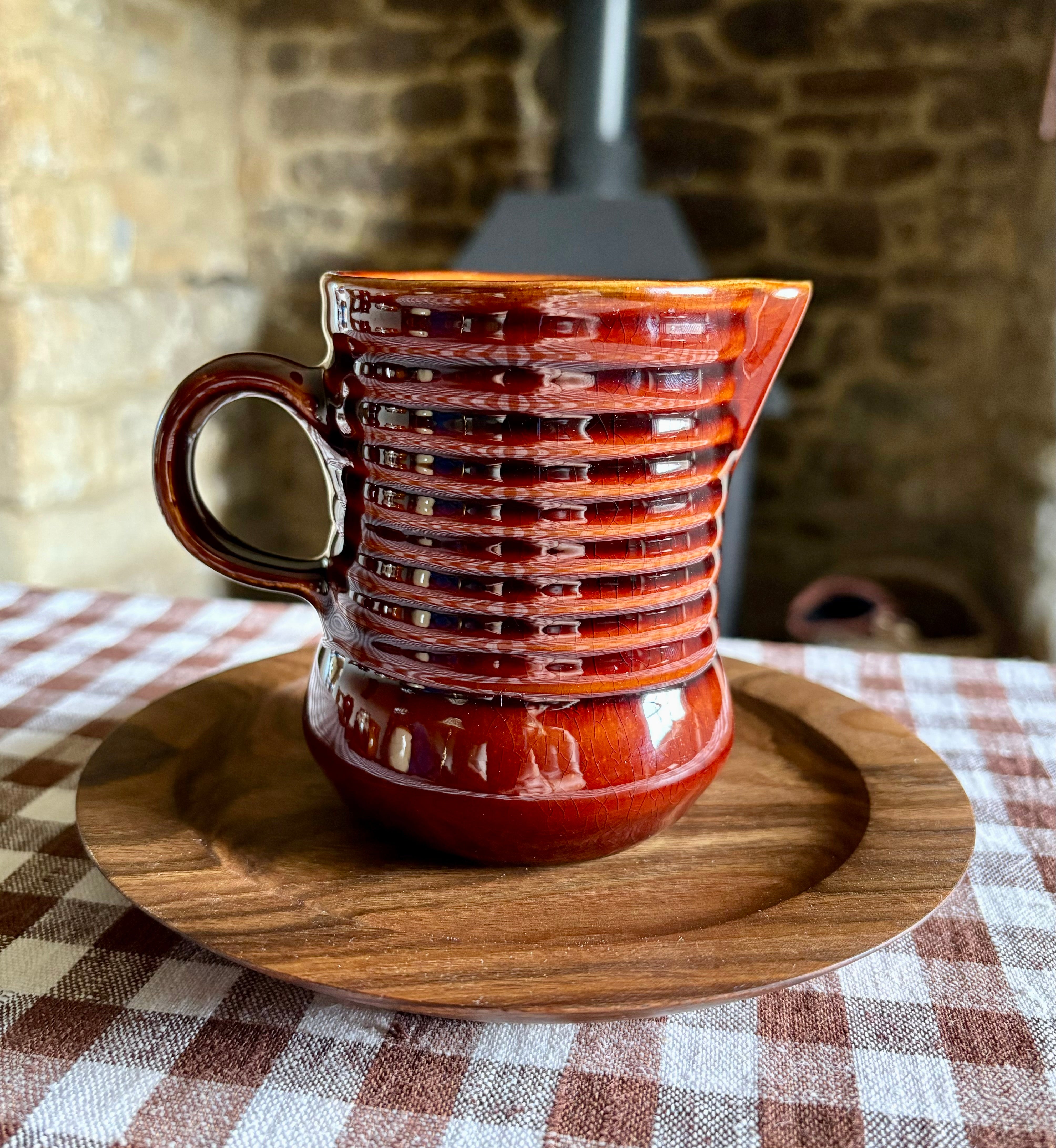 Jug and Wooden Plate #5
