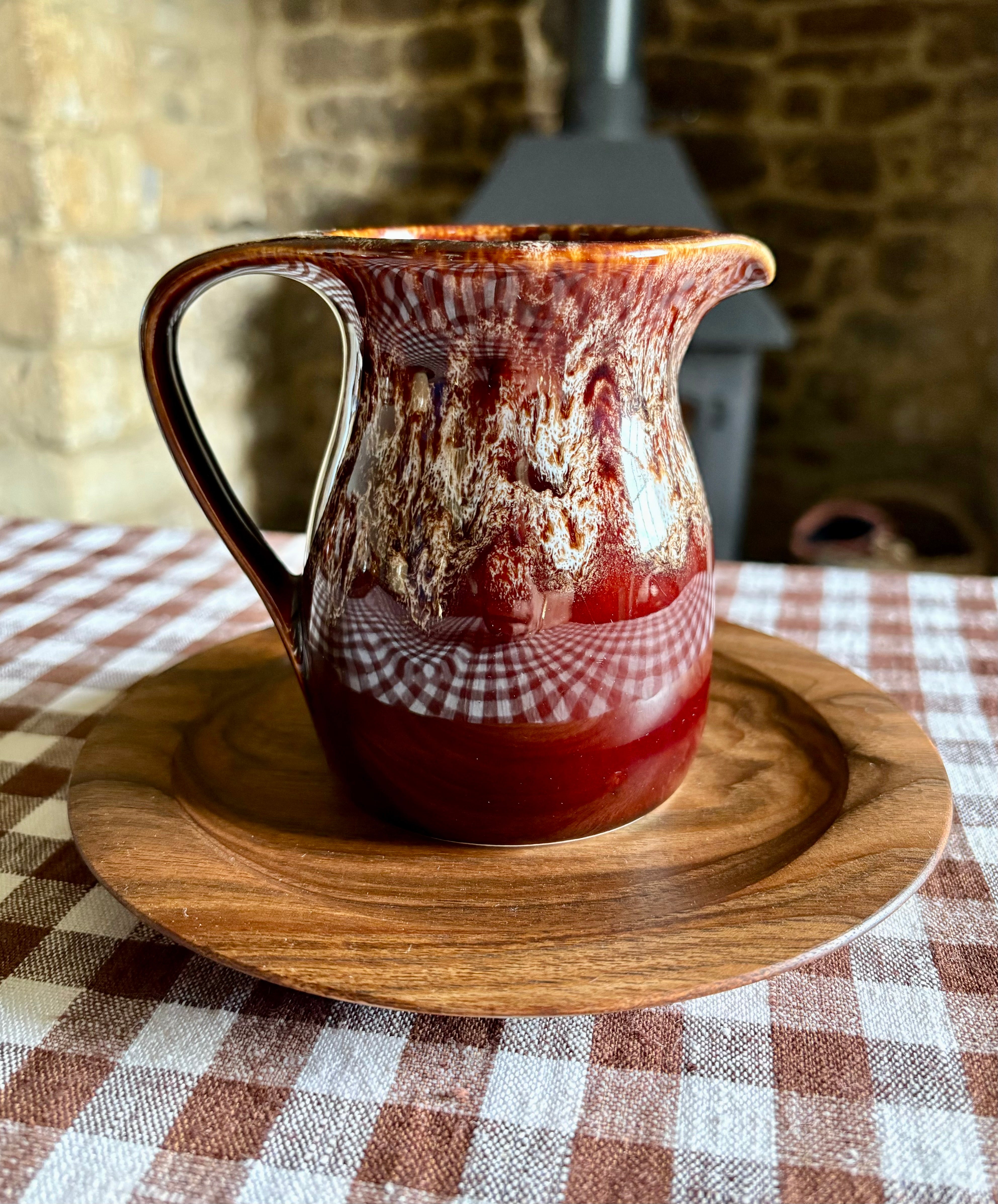 Jug and Wooden Plate #6
