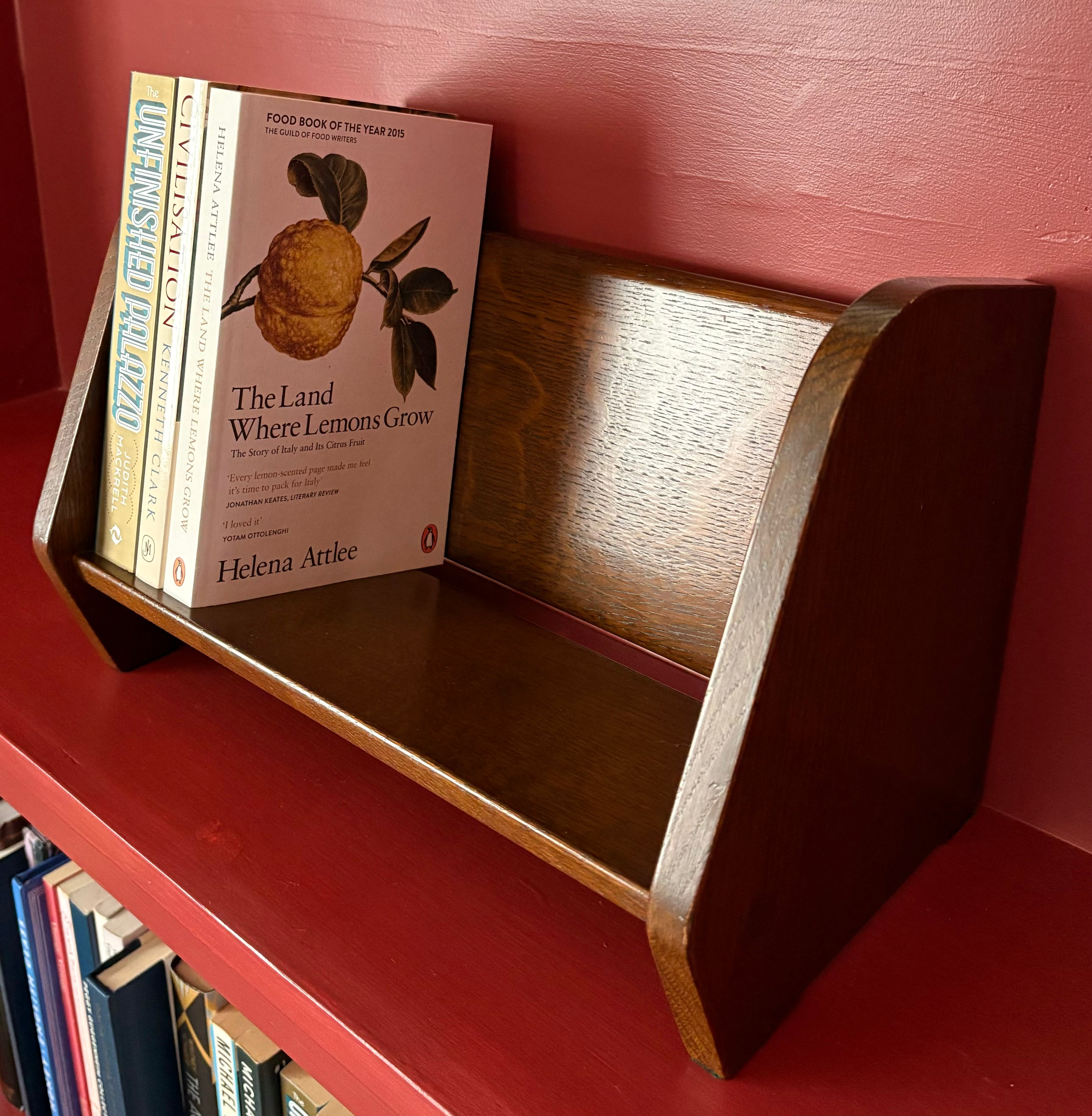 Oak Book Stand/Shelf